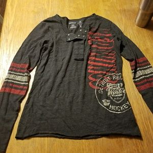 Women's red wings long sleeve